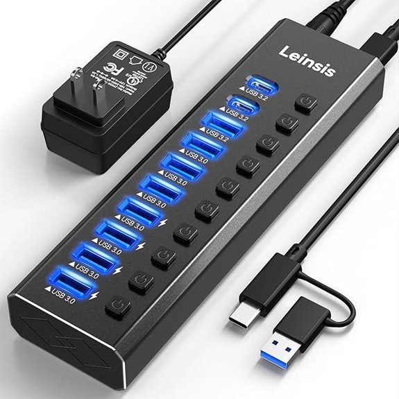 10 port usb c hub
