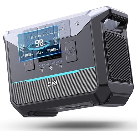 Portable 1800W Power Station with Solar & Emergency Backup