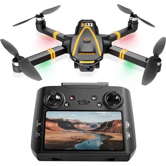 GPS Drone with 4K Camera 2 Batteries Foldable Quadcopter