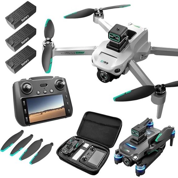 4K GPS Drone with 3 Batteries and 5.9 Screen