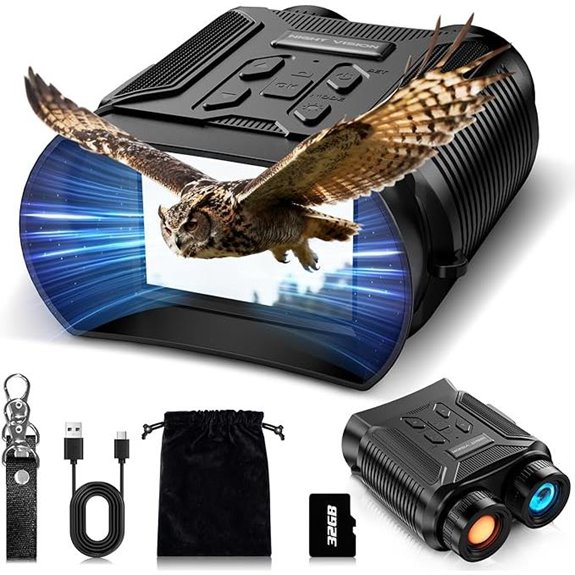 Night Vision Goggles with 4K HD IR and Camera