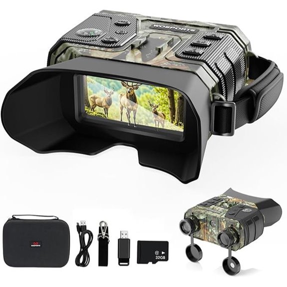 WOSPORTS 4K Night Vision Goggles with Camera