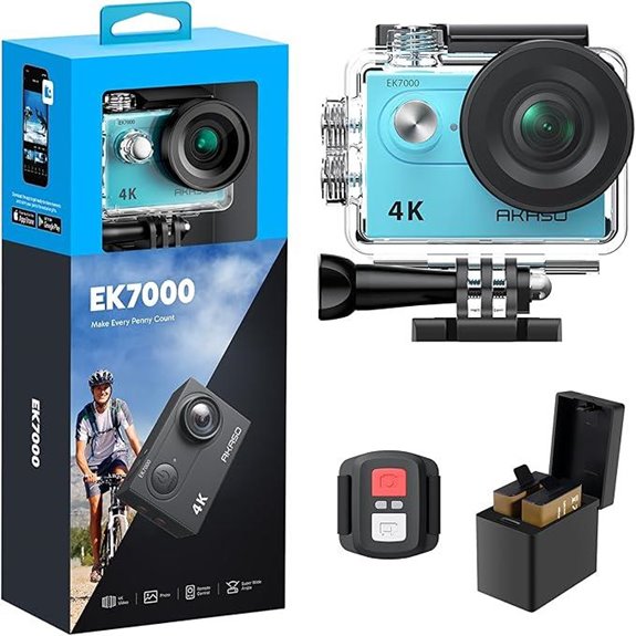AKASO EK7000 4K Action Camera with Waterproof Features