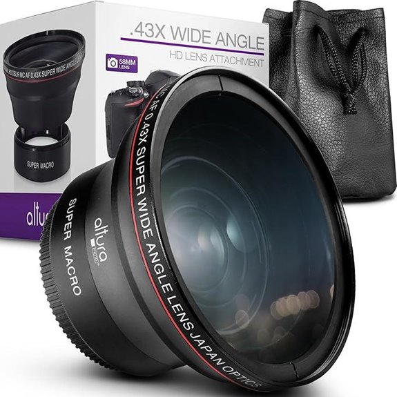 Altura 58MM 0.43x Wide Angle Lens for DSLRs