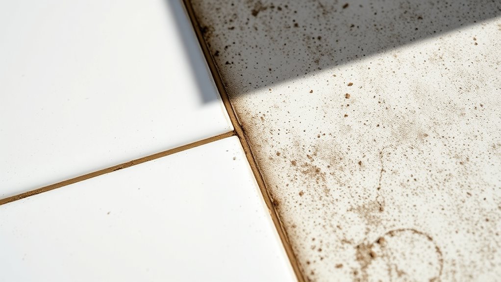 accumulation causes discoloration buildup