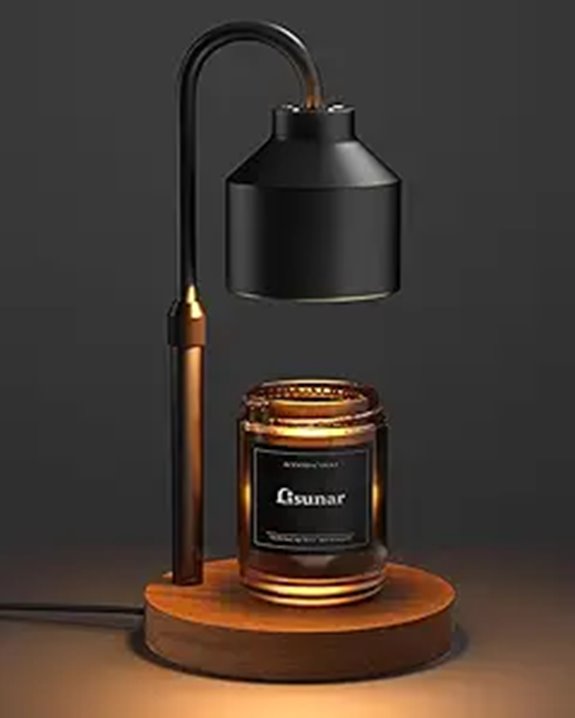 Electric Candle Warmer Lamp with Timer and Adjustable Height