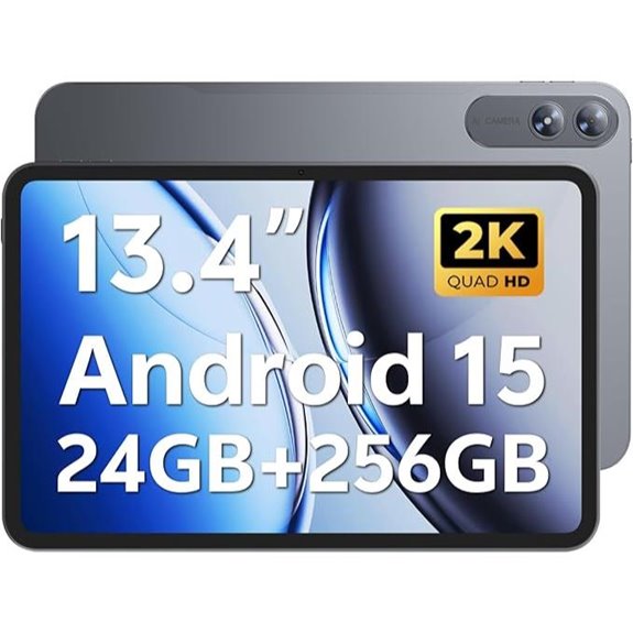 Android 13 Tablet 24GB RAM 256GB Storage