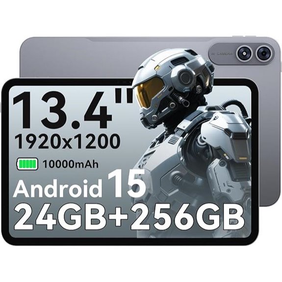13.4 Android 15 Tablet with 24GB+256GB and Accessories