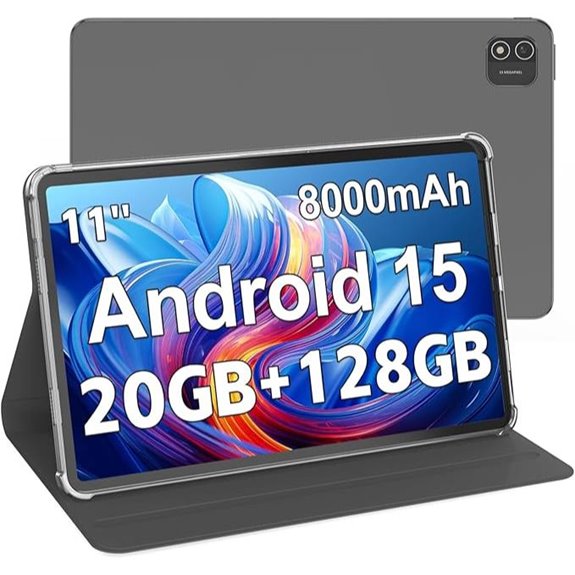 Android 15 Tablet 11 20GB RAM 128GB + 1TB Expand