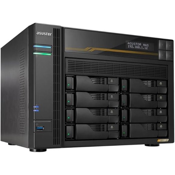 Asustor Lockerstor 8 Gen3 NAS with Ryzen 16GB RAM