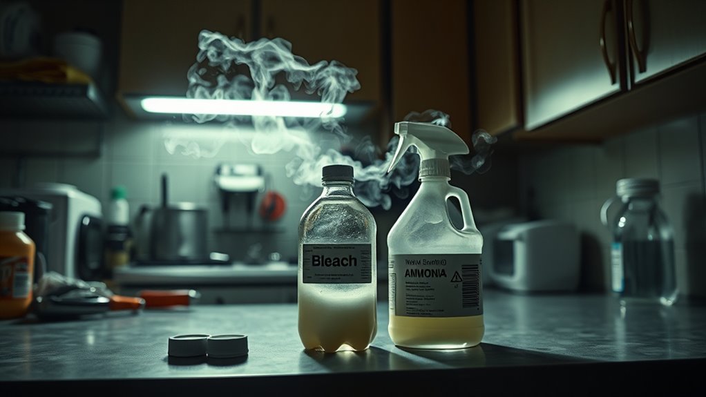 avoid mixing bleach ammonia