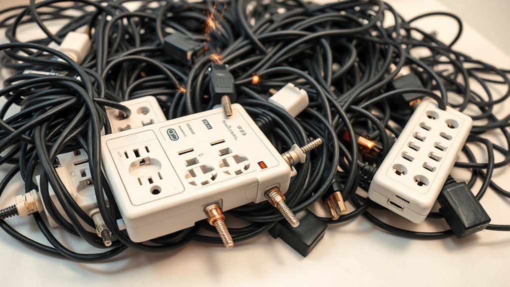 avoid overloading power strips