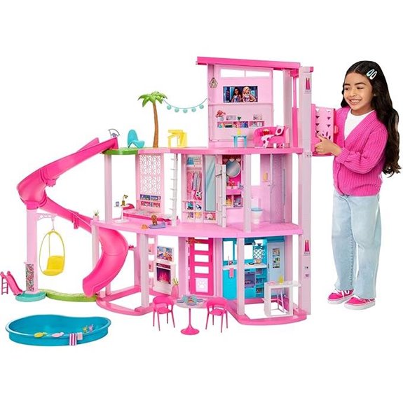 Barbie Dreamhouse Pool Party Playset with 75+ Pieces