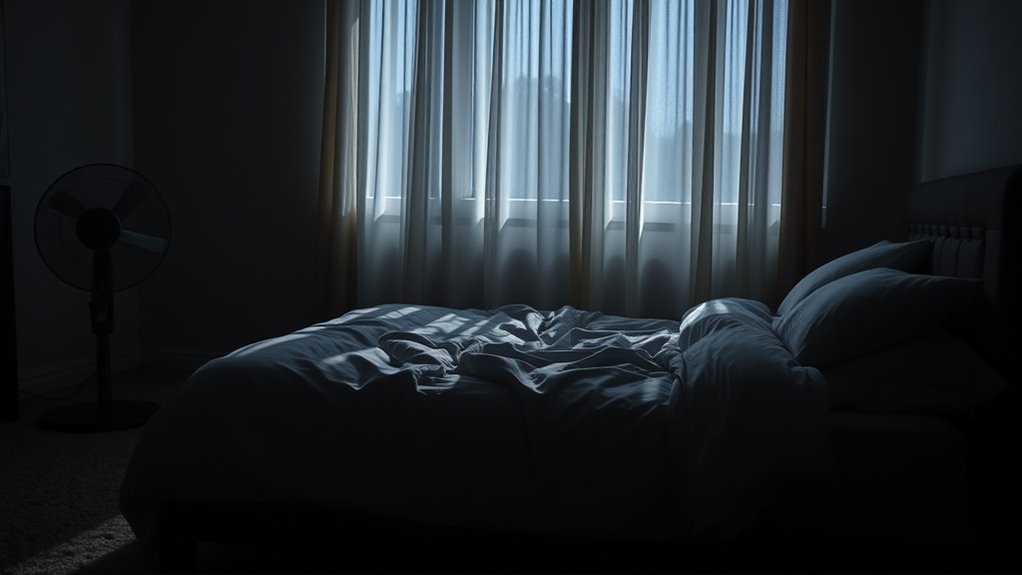 blocked vents and closed windows