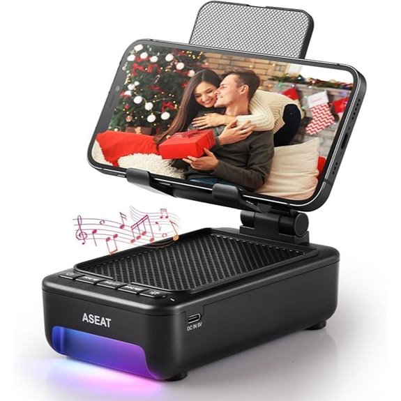 Wireless Bluetooth Speaker with LED Light Gift for Men