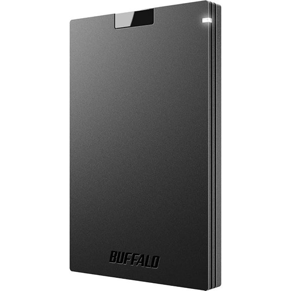 BUFFALO 2TB External SSD USB-C & USB-A
