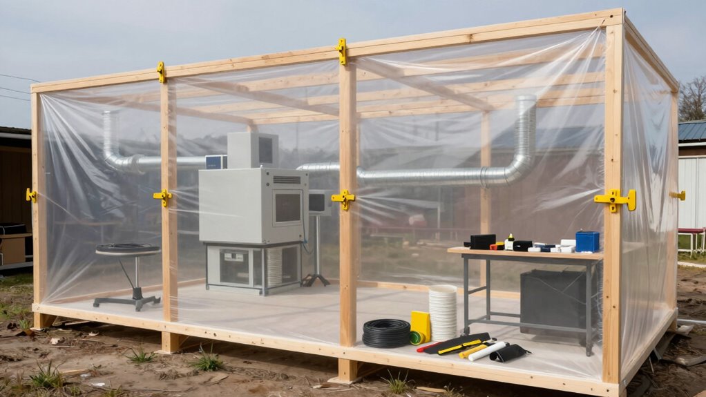 build wildfire protective space