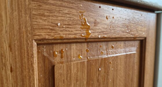 cabinet sticky grease residue