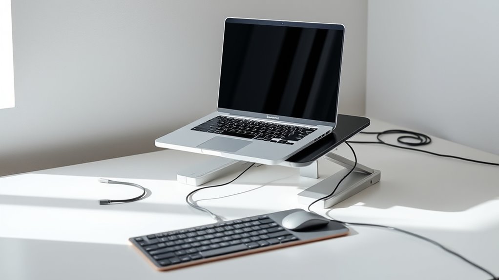 cable organization enhances workspace efficiency