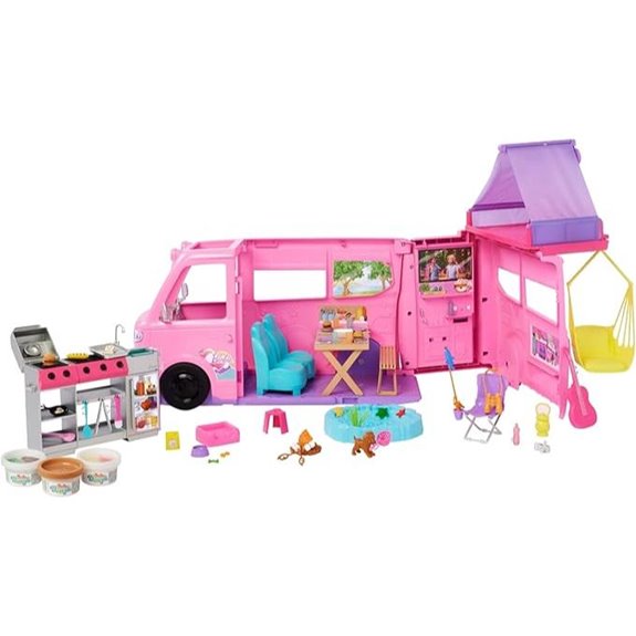 Barbie Dream Camper Playset with Accessories and Features