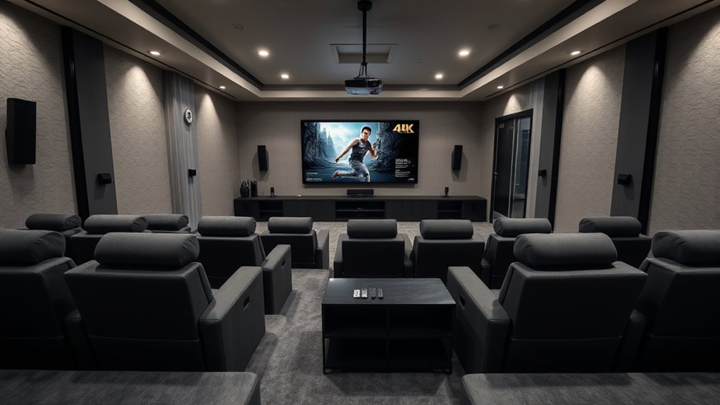 careful home theater installation