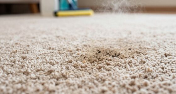 carpet odors recur easily