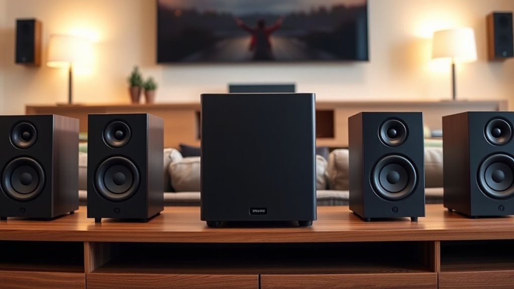 centered dialogue anchoring sound