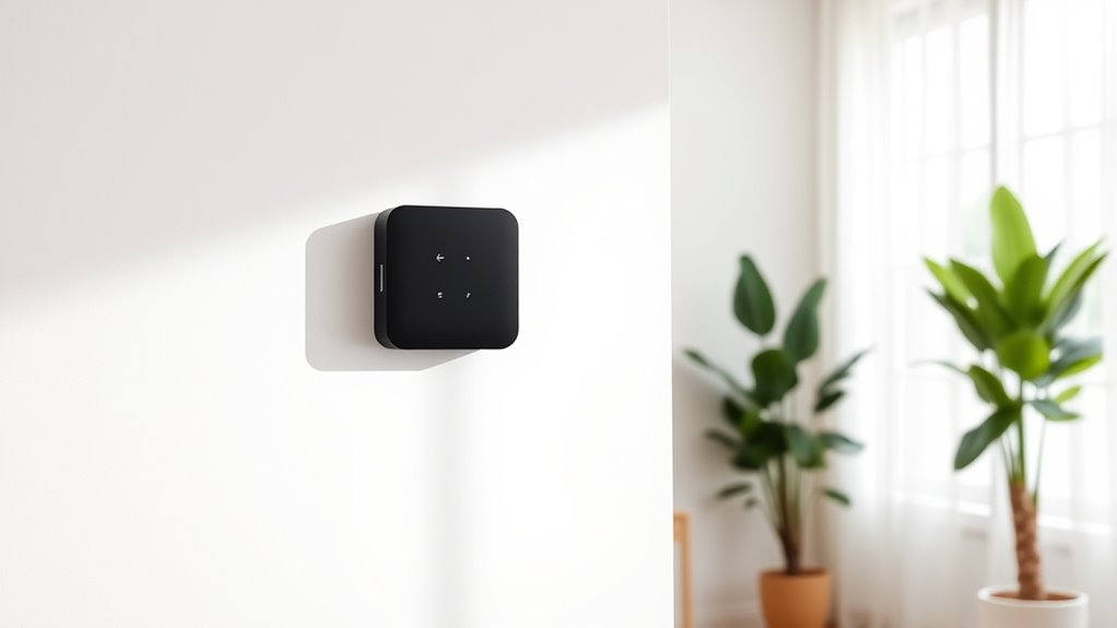 central elevated clear placement