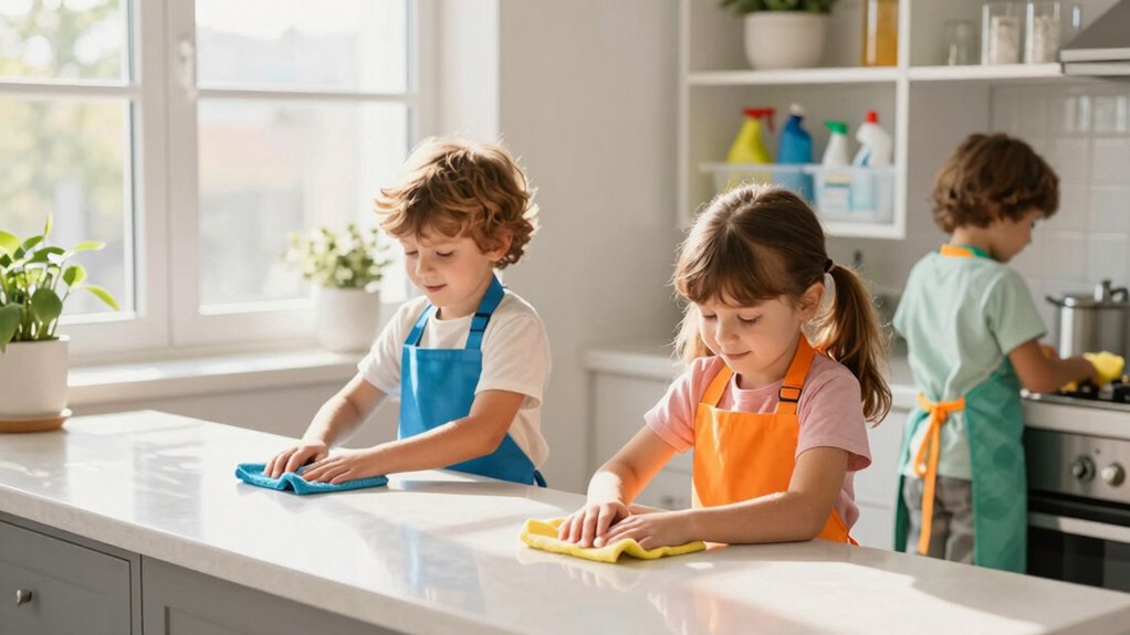 child safe cleaning routine