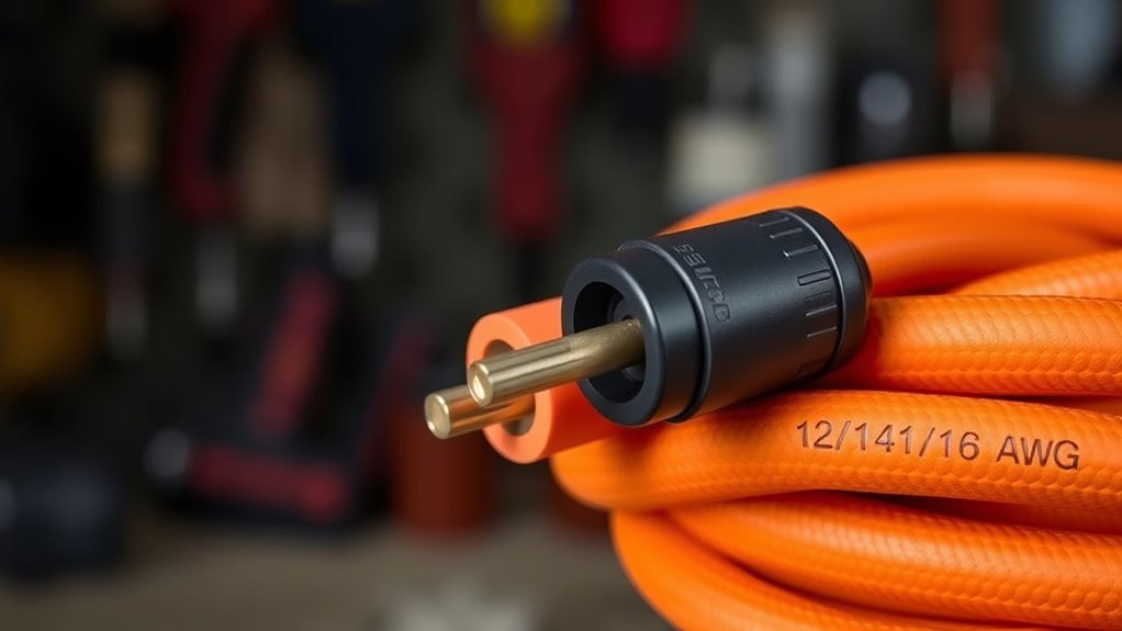 choose appropriate extension cord