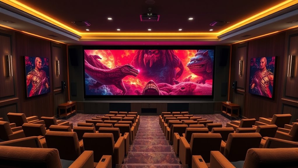 choose optimal large screen size