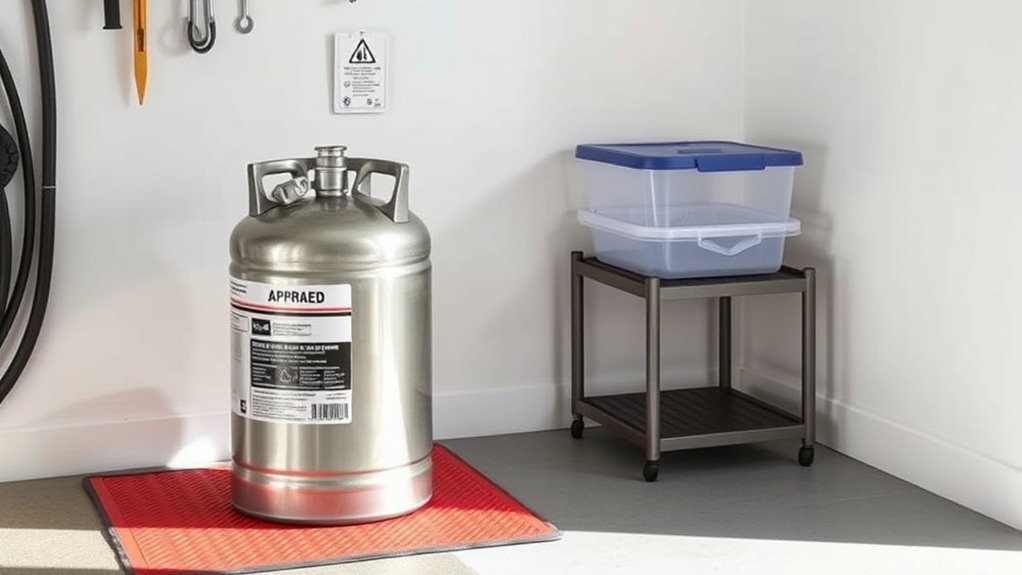 choose proper labeled containers