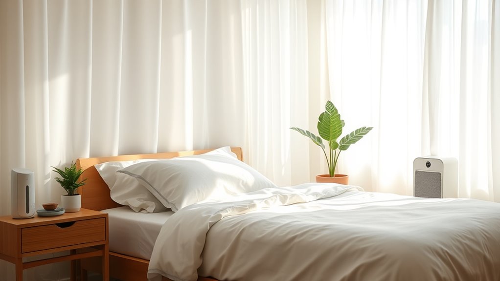 clean air enhances restful sleep