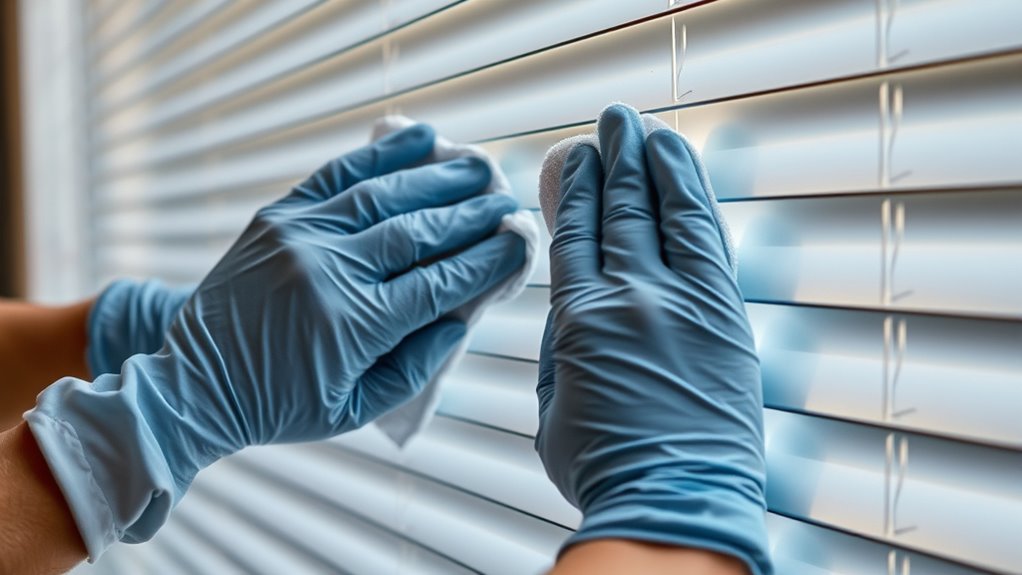 clean blinds with proper techniques