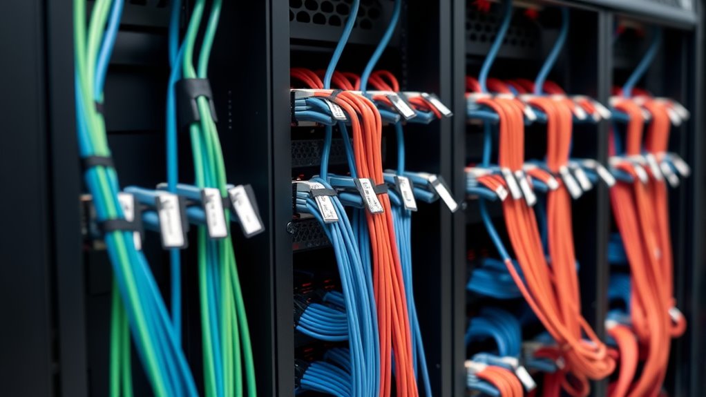 clear durable cable labeling