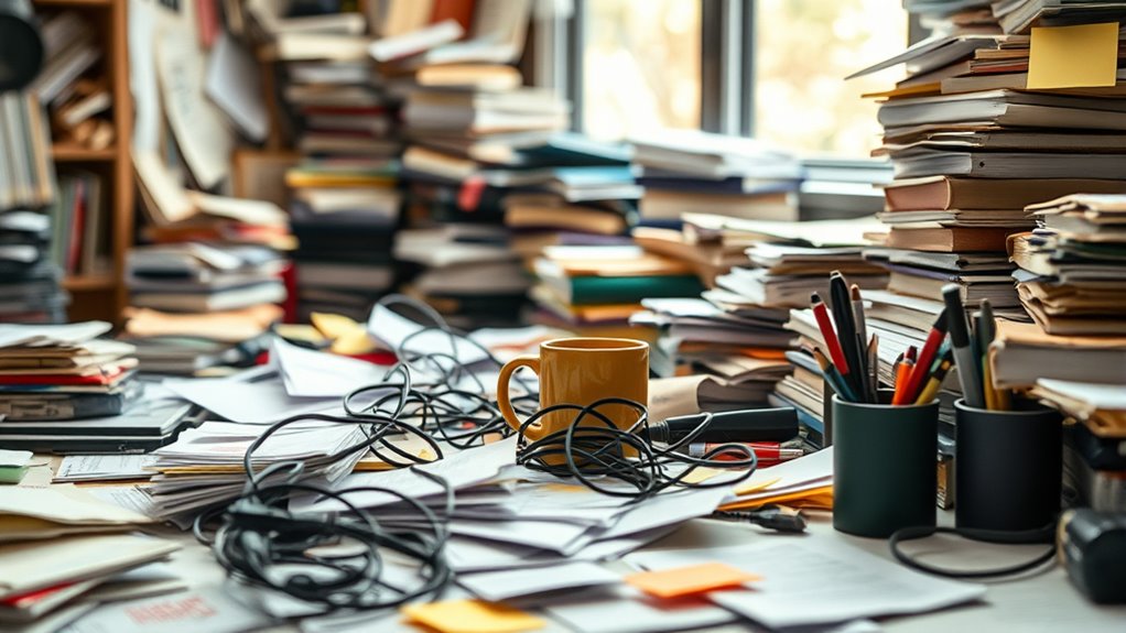 clutter hampers focus productivity