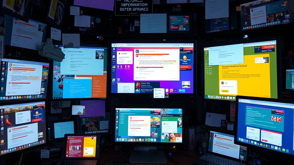 cluttered screens increase overload