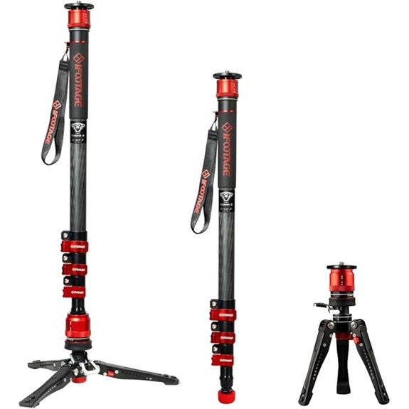 IFOOTAGE Cobra 3 Monopod Camera Stand with Pedal