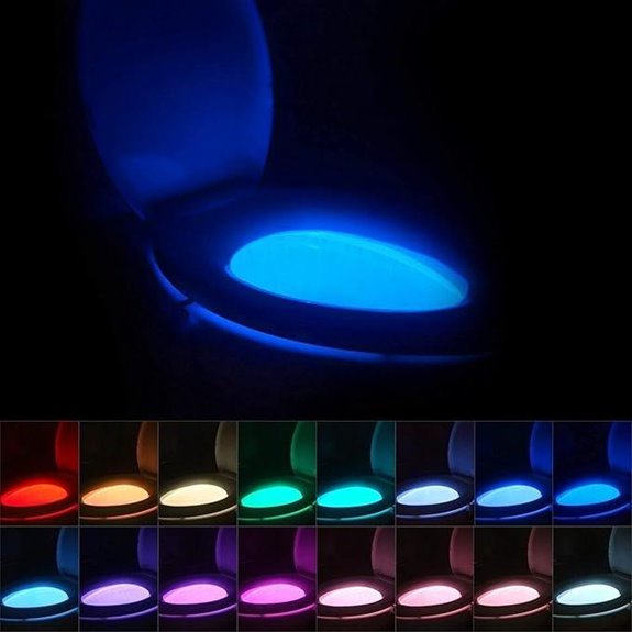 Chunace Toilet Bowl Night Light with Color Change