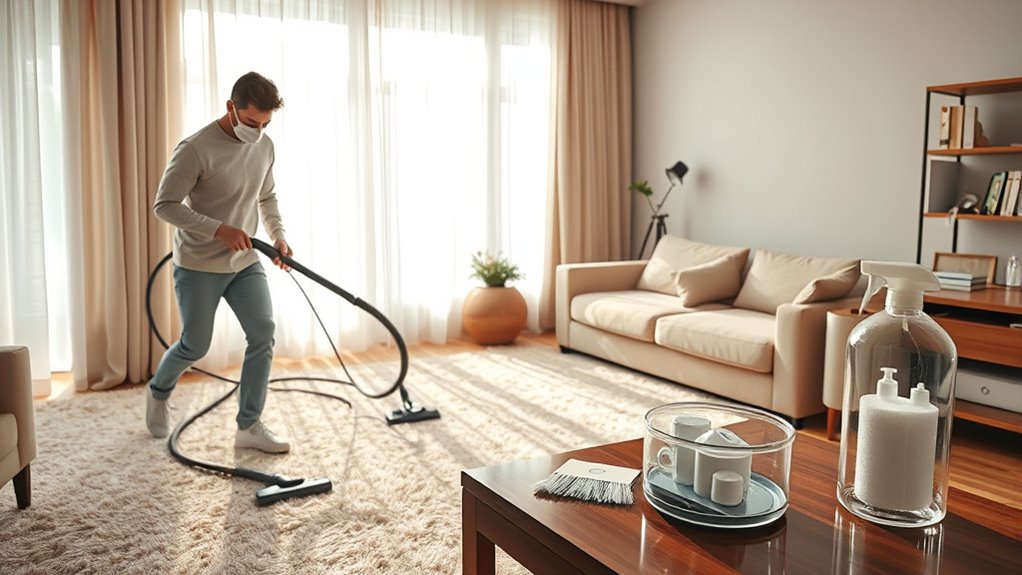 consistent cleaning reduces indoor dust