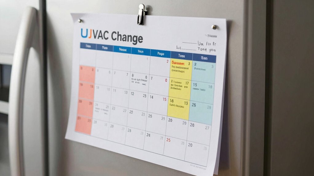 consistent filter change reminders