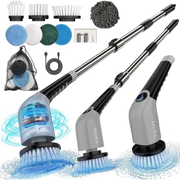 cordless spin scrubber