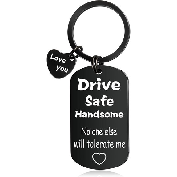 ChunlongFour Couples Drive Safe Keychain Gift