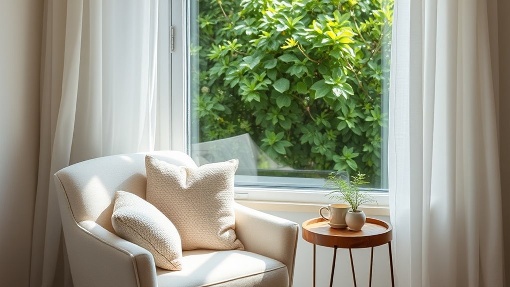 create calming retreat space