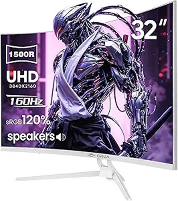 CRUA 32 Curved Gaming Monitor 4K 144Hz