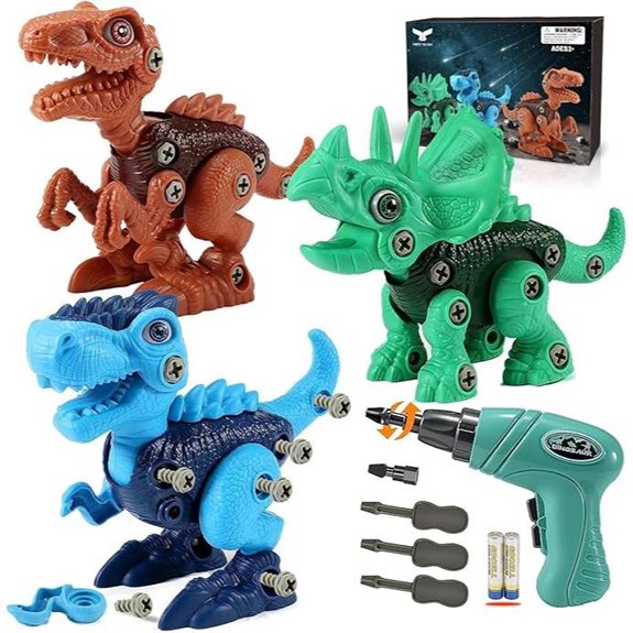 dinosaur stem drill toys