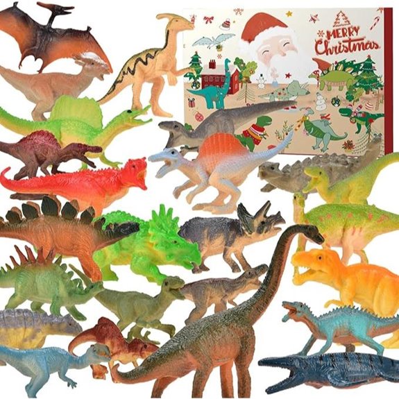 Kids Dinosaur Advent Calendar with Dino Figures