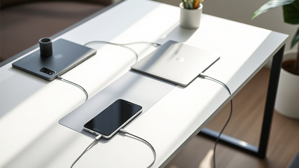 discreet power cable management