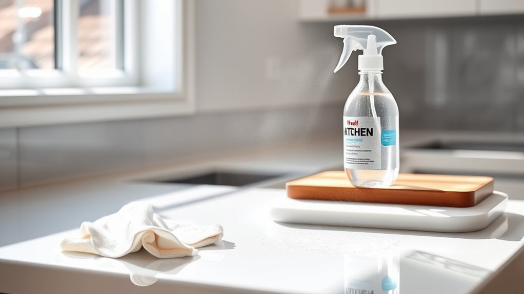 disinfect high touch contaminated surfaces