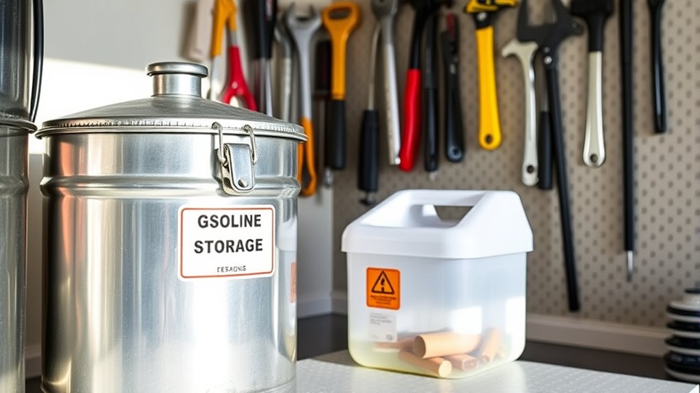 dispose gasoline safely properly